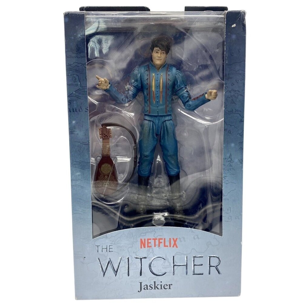 The Witcher Jaskier 7" Action Figure Lute & Base Netflix Season 1 McFarlane NEW!